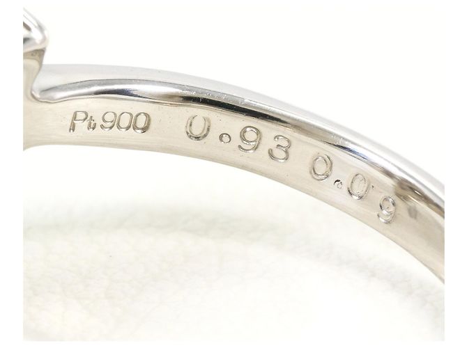 Autre Marque Anillo Alianza de Platino con Diamantes - vista 5