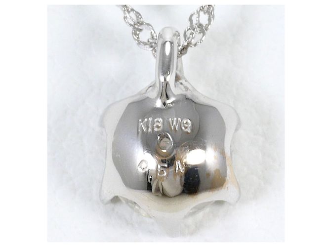 Autre Marque Collana in oro bianco 18K con diamante D'oro - vista 3