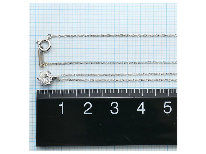 Autre Marque Collana in oro bianco 18K con diamante D'oro - vista 5