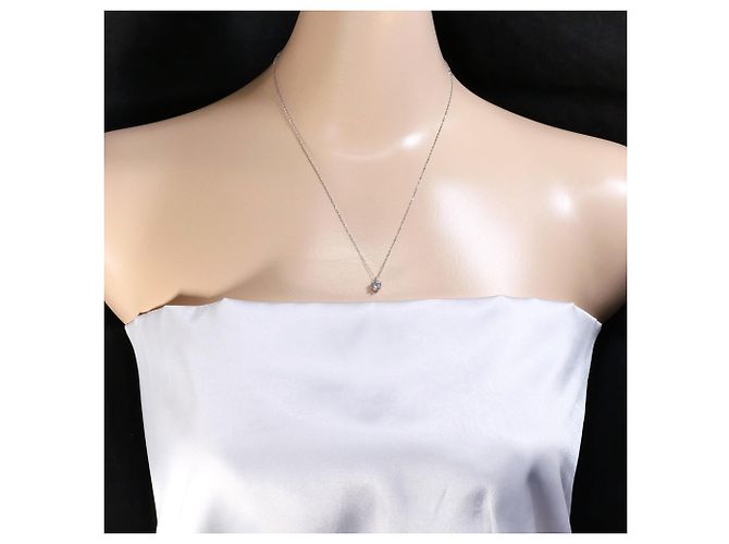 Autre Marque Collana in oro bianco 18K con diamante D'oro - vista 6
