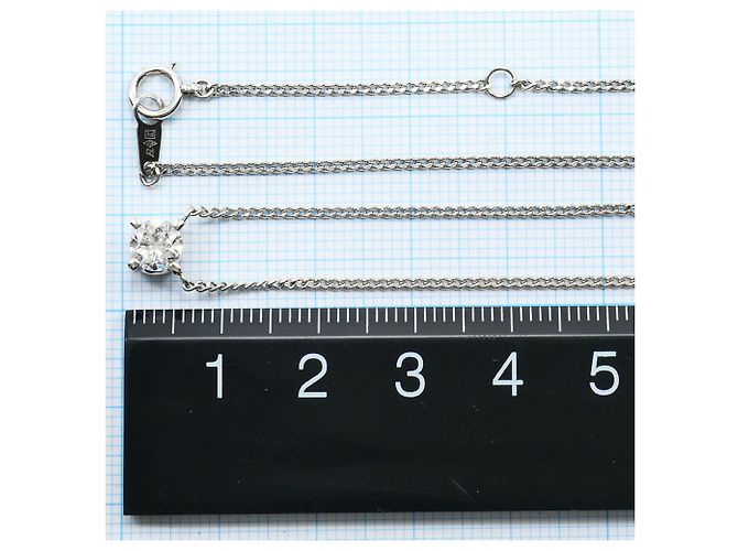 Autre Marque Collana in platino PT850 con diamante - vista 5