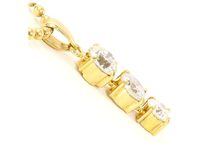 Autre Marque Collana in oro giallo 18K con diamante D'oro - vista 2