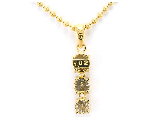Autre Marque Collana in oro giallo 18K con diamante D'oro - vista 4