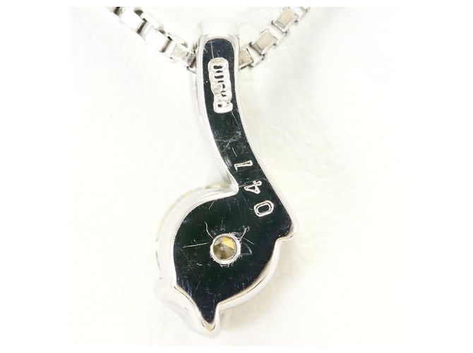 Autre Marque PT900 Platin-Halskette mit Diamant - Ansicht 4