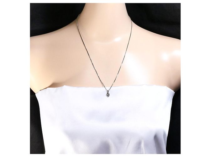 Autre Marque PT900 Platin-Halskette mit Diamant - Ansicht 6