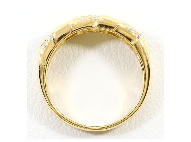 Autre Marque Anello fede in oro giallo 18K e diamanti D'oro - vista 3