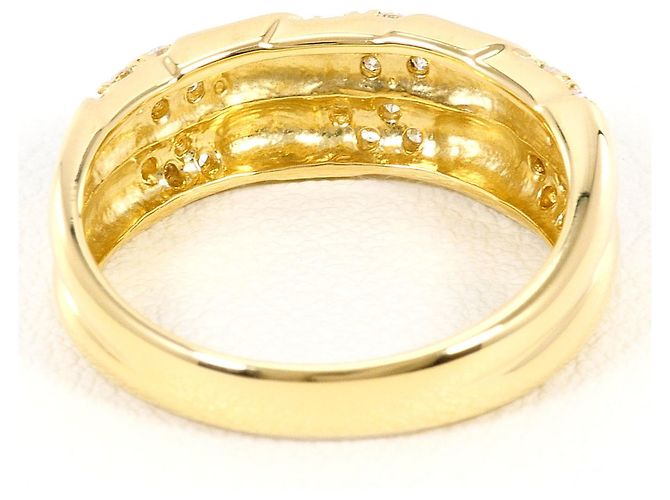 Autre Marque Anello fede in oro giallo 18K e diamanti D'oro - vista 4