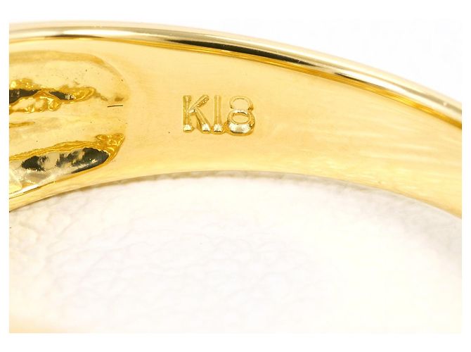 Autre Marque Anello fede in oro giallo 18K e diamanti D'oro - vista 5