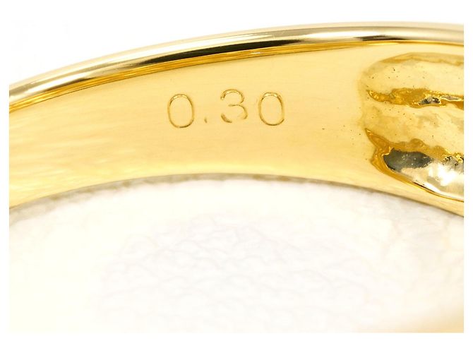 Autre Marque Anello fede in oro giallo 18K e diamanti D'oro - vista 6
