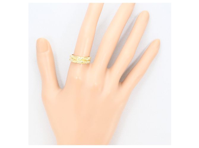 Autre Marque Anello fede in oro giallo 18K e diamanti D'oro - vista 7