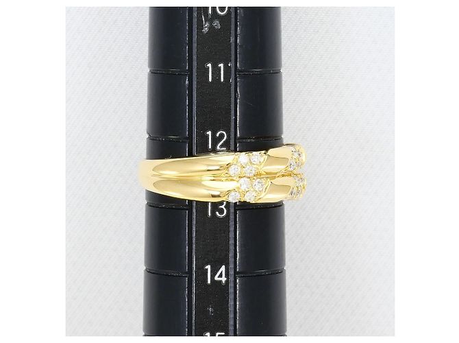 Autre Marque Anello fede in oro giallo 18K e diamanti D'oro - vista 8
