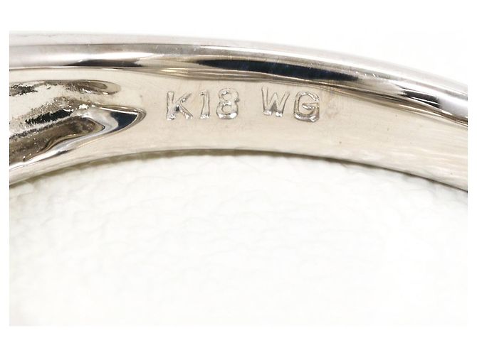 Autre Marque Bandring aus 18K Weißgold mit schwarzem Diamanten Golden - Ansicht 5