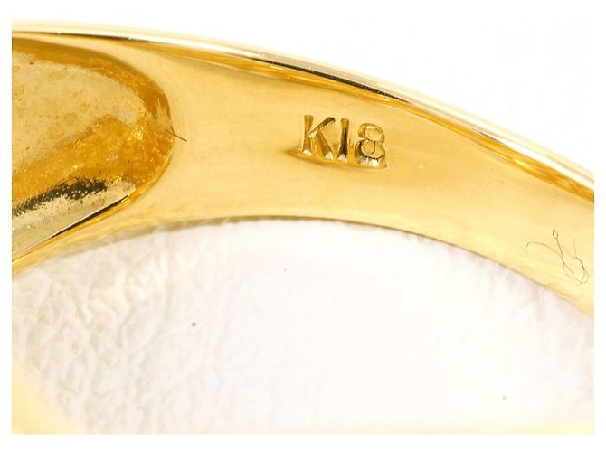 Autre Marque Anello fede in oro giallo 18K e diamanti D'oro - vista 5