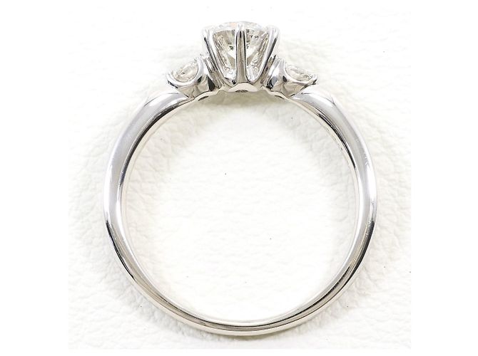 Autre Marque Ehering aus 18K Weißgold mit Diamanten Golden - Ansicht 2