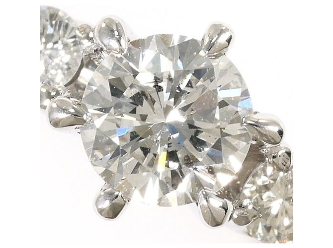 Autre Marque Ehering aus 18K Weißgold mit Diamanten Golden - Ansicht 5