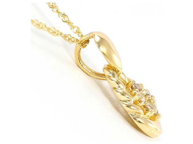 Autre Marque Collana in oro giallo 18K con diamante D'oro - vista 2