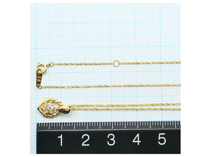 Autre Marque Collana in oro giallo 18K con diamante D'oro - vista 4
