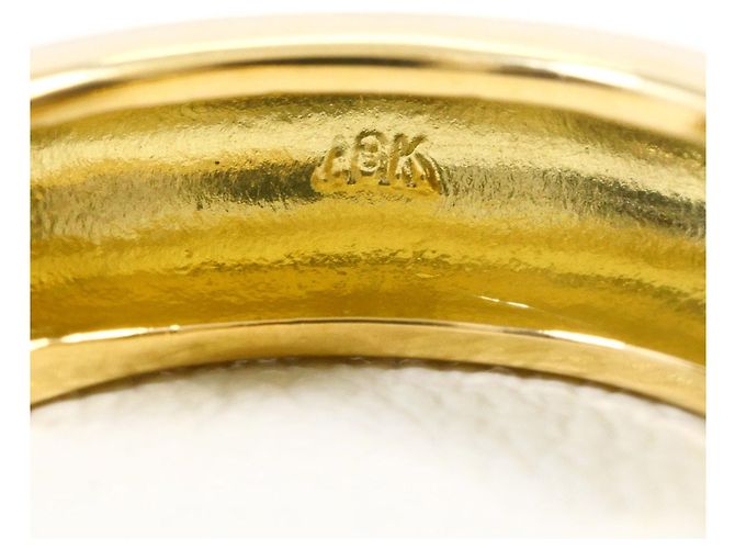 Autre Marque Orecchini a goccia in oro giallo 18K con diamanti D'oro - vista 5