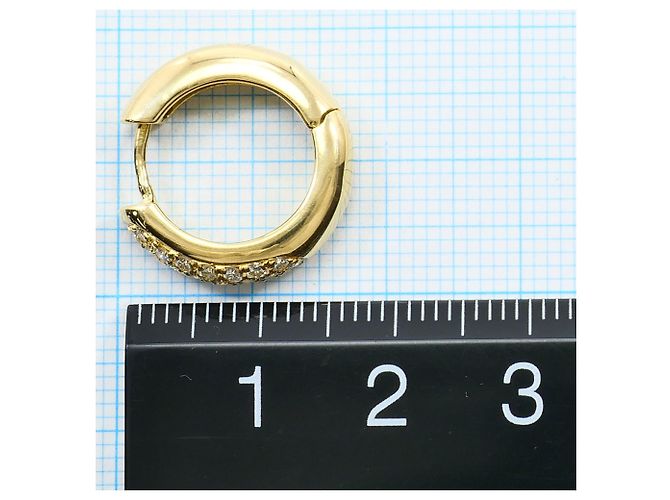 Autre Marque Orecchini a goccia in oro giallo 18K con diamanti D'oro - vista 7
