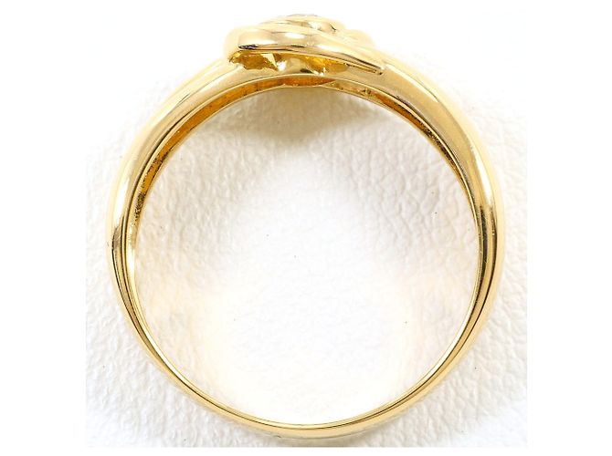 Autre Marque Ringband aus 18K Gelbgold mit Diamant Golden - Ansicht 3