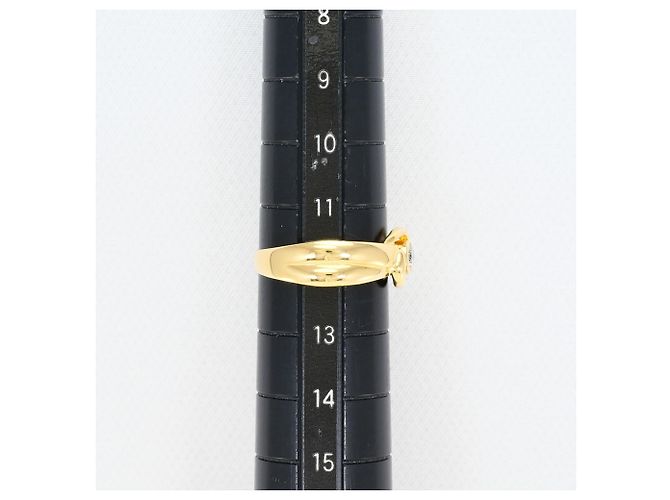 Autre Marque Ringband aus 18K Gelbgold mit Diamant Golden - Ansicht 8