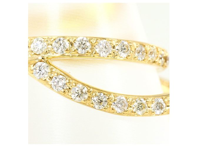 Autre Marque Anello fede in oro giallo 18K e diamanti D'oro - vista 2