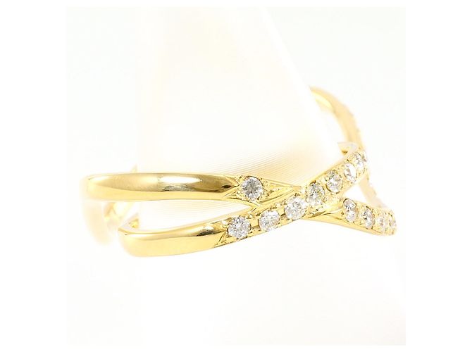 Autre Marque Anello fede in oro giallo 18K e diamanti D'oro - vista 3