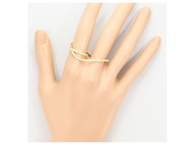 Autre Marque Anello fede in oro giallo 18K e diamanti D'oro - vista 7
