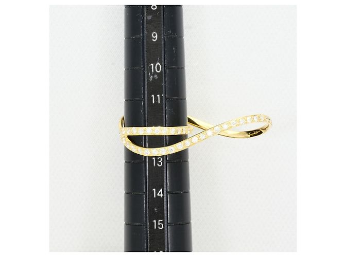 Autre Marque Anello fede in oro giallo 18K e diamanti D'oro - vista 8