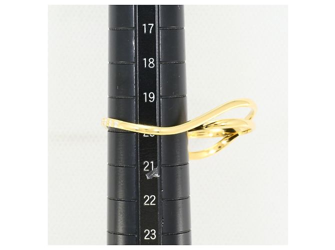 Autre Marque Anello fede in oro giallo 18K e diamanti D'oro - vista 9