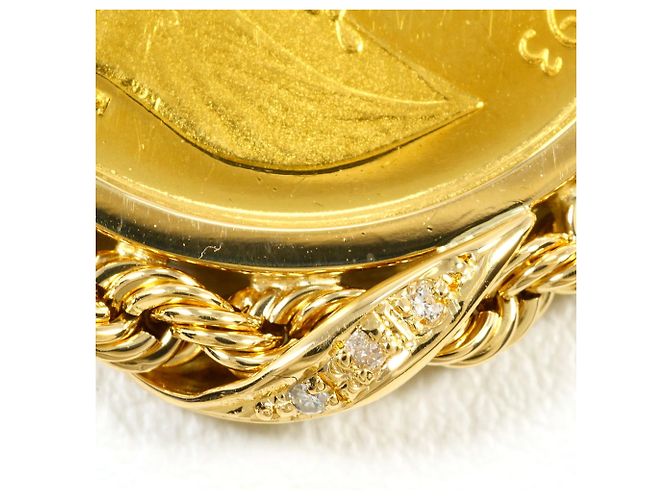 Autre Marque Pendente in oro giallo con diamante - vista 2