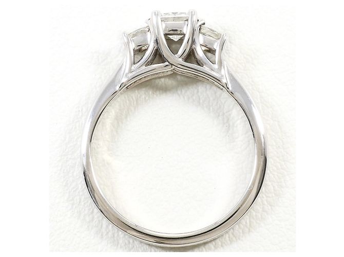 Autre Marque Ehering aus 14K Weißgold mit Diamanten Golden - Ansicht 3