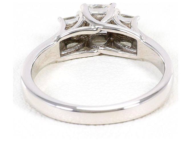 Autre Marque Ehering aus 14K Weißgold mit Diamanten Golden - Ansicht 4