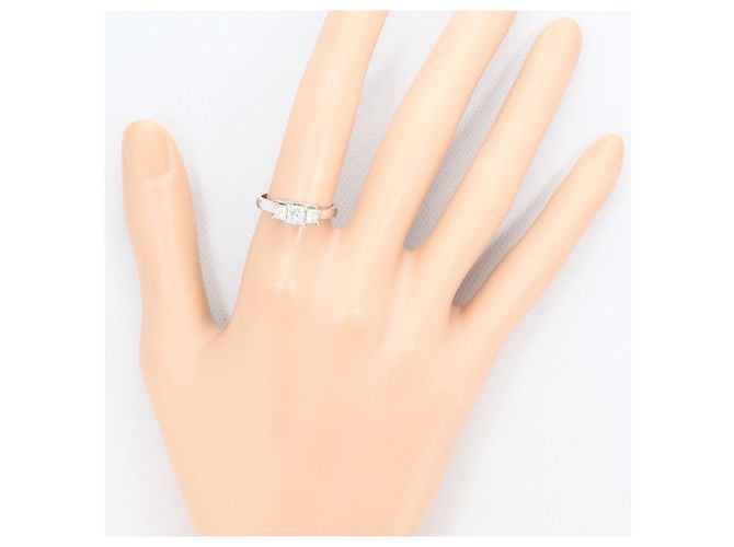 Autre Marque Ehering aus 14K Weißgold mit Diamanten Golden - Ansicht 6
