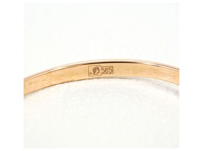 Autre Marque Ehering aus 14K Weiß- und Roségold mit Diamant Golden - Ansicht 4