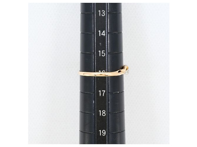 Autre Marque Ehering aus 14K Weiß- und Roségold mit Diamant Golden - Ansicht 6
