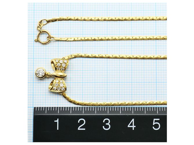 Autre Marque Collana in oro giallo 18K con diamante D'oro - vista 5