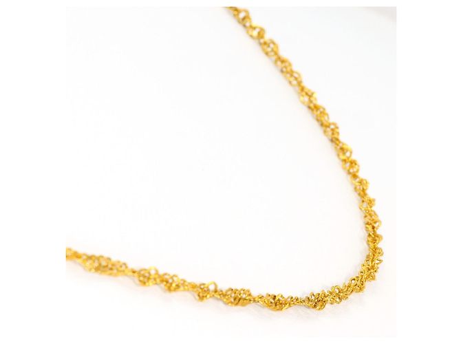 Autre Marque Collar de oro amarillo 24K Dorado - vista 2