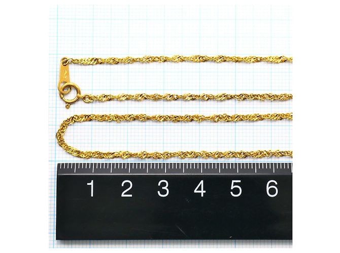 Autre Marque Collar de oro amarillo 24K Dorado - vista 4