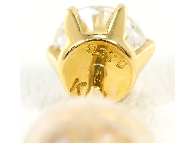 Autre Marque Orecchini a lobo in oro giallo 18K e diamanti D'oro - vista 4
