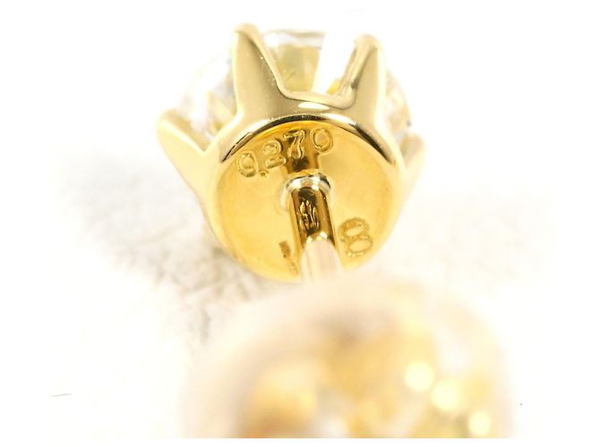 Autre Marque Orecchini a lobo in oro giallo 18K e diamanti D'oro - vista 5