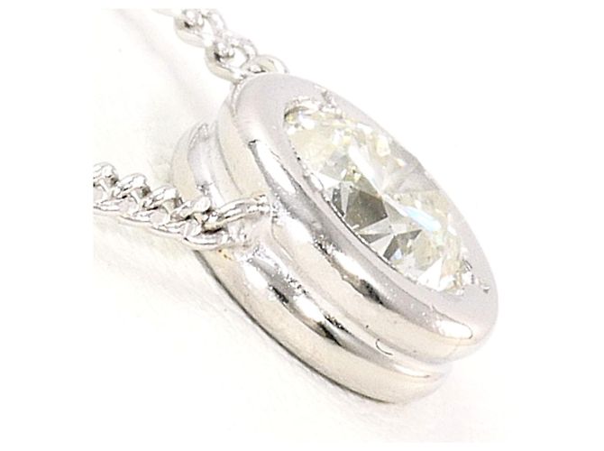 Autre Marque Collana in platino PT850 con diamante - vista 2