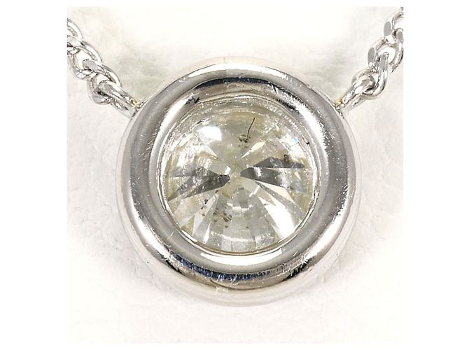 Autre Marque Collana in platino PT850 con diamante - vista 3