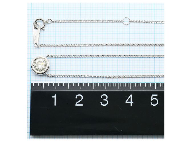 Autre Marque Collana in platino PT850 con diamante - vista 4