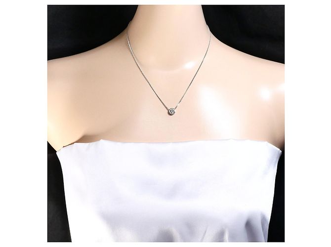 Autre Marque Collana in platino PT850 con diamante - vista 5