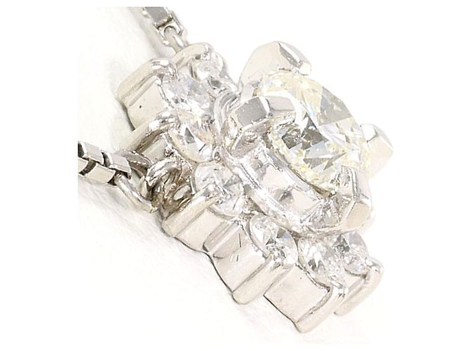 Autre Marque Collana in platino PT850 con diamante - vista 2