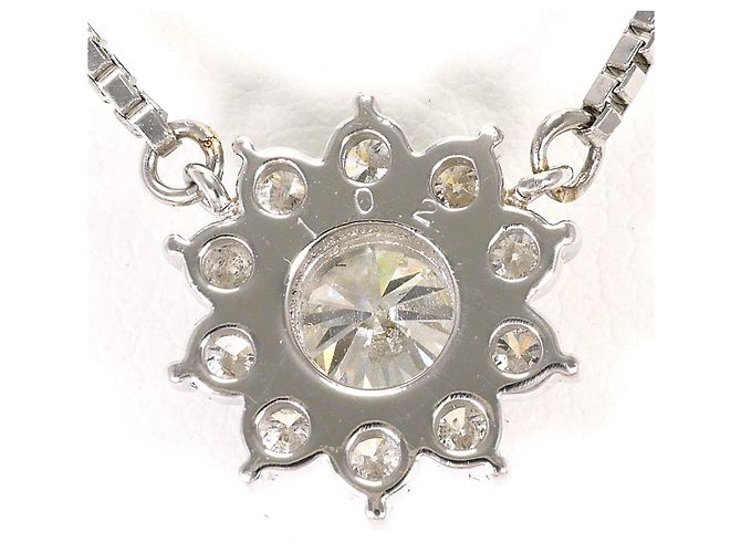 Autre Marque Collana in platino PT850 con diamante - vista 3