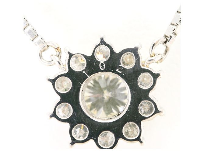 Autre Marque Collana in platino PT850 con diamante - vista 4