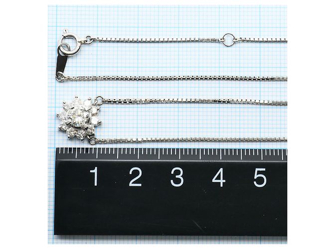 Autre Marque Collana in platino PT850 con diamante - vista 5
