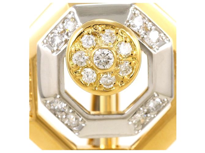 Autre Marque Orecchini a lobo in platino PT900 e oro giallo 18K D'oro - vista 2